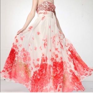 Prom Flowery Gown